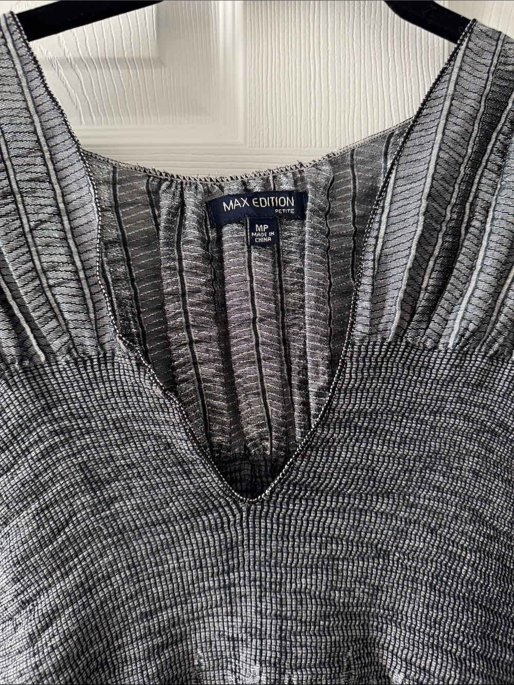 Silver Patterned Dress - Picture 2 of 5